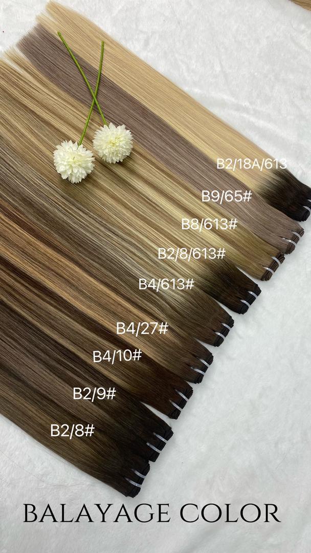 Straight Bundles - Plain, Balayage,