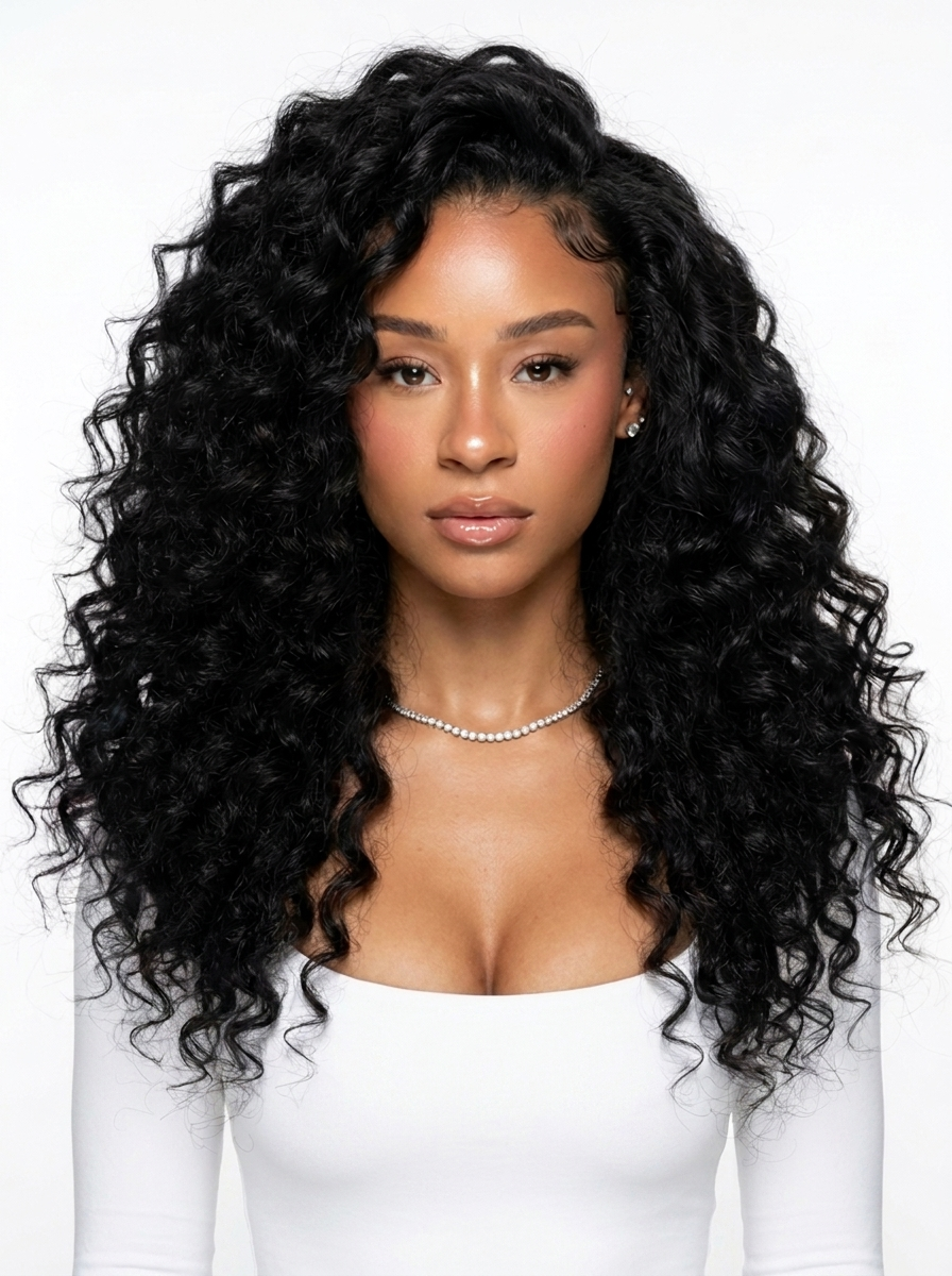 Barbie Curly - Half/U-Part/V-Part Wig